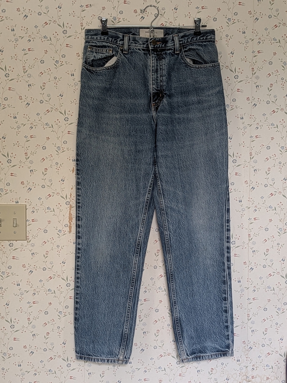Double LL Bean Classic Fit Women's Blue Denim Jeans 12 Reg Vintage Cotton